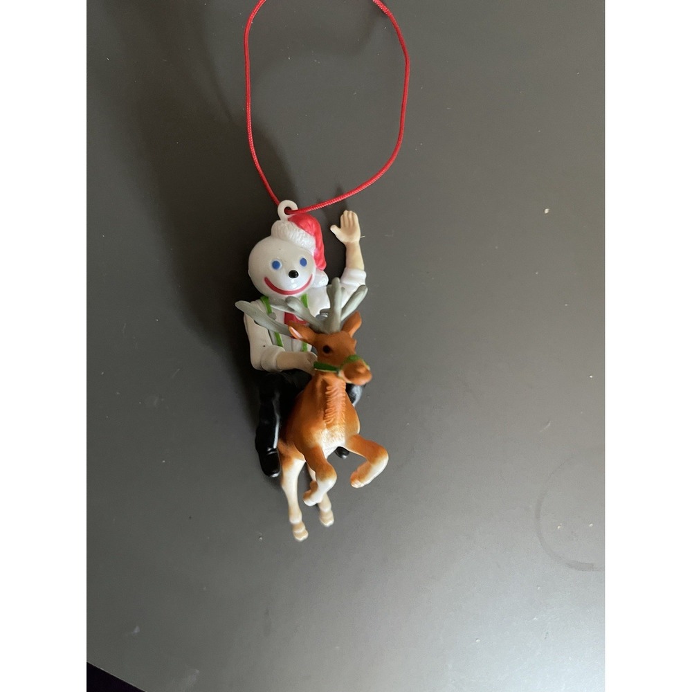 Jack in the Box Riding a Reindeer Christmas Ornament KIDS MEAL PROMO
